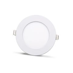 NOAS 6W SIVA ALTI YUVARLAK SLIM LED PANEL BEYAZ IŞIK